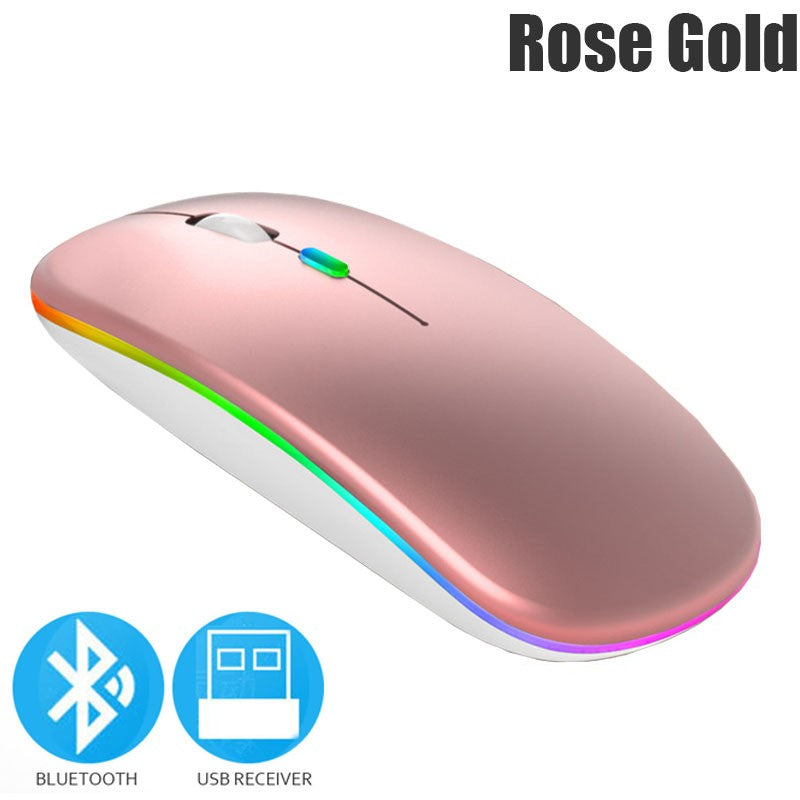 Mouse sem fio bluetooth - RGB