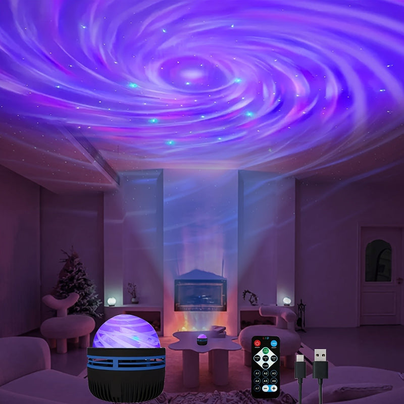Lâmpada Projetor Led Night light Céu estrelado galáxia com controle