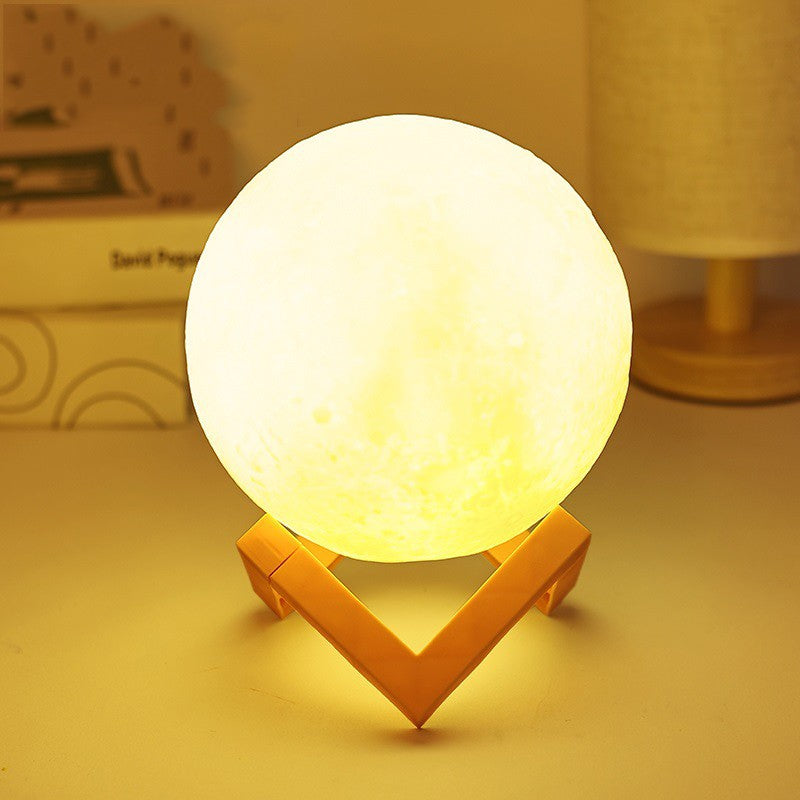 Luminária Lua pintada à mão infantil