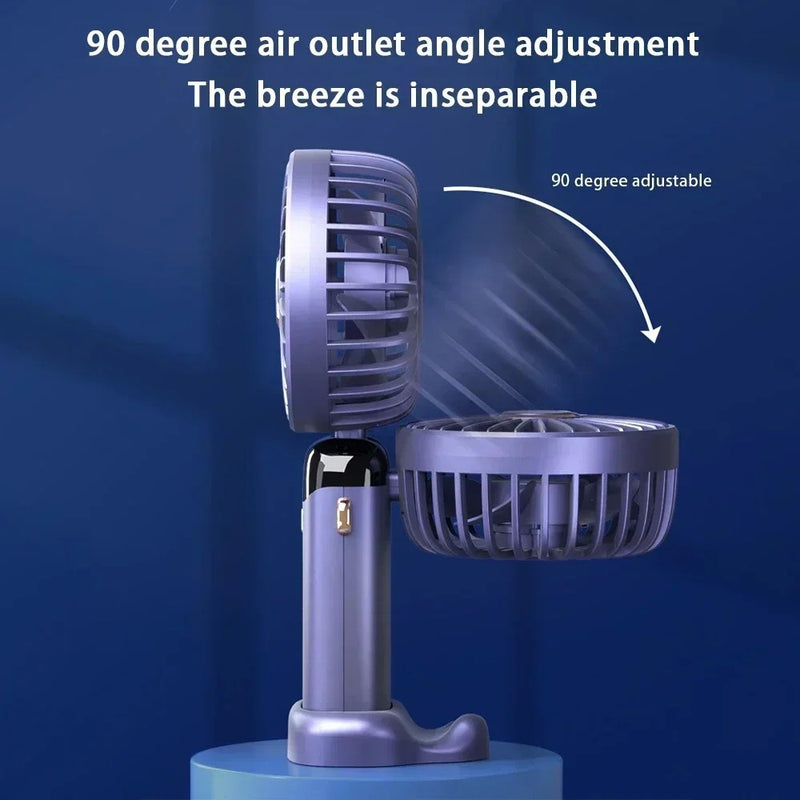 Mini Ventilador portátil elétrico, recarregavel