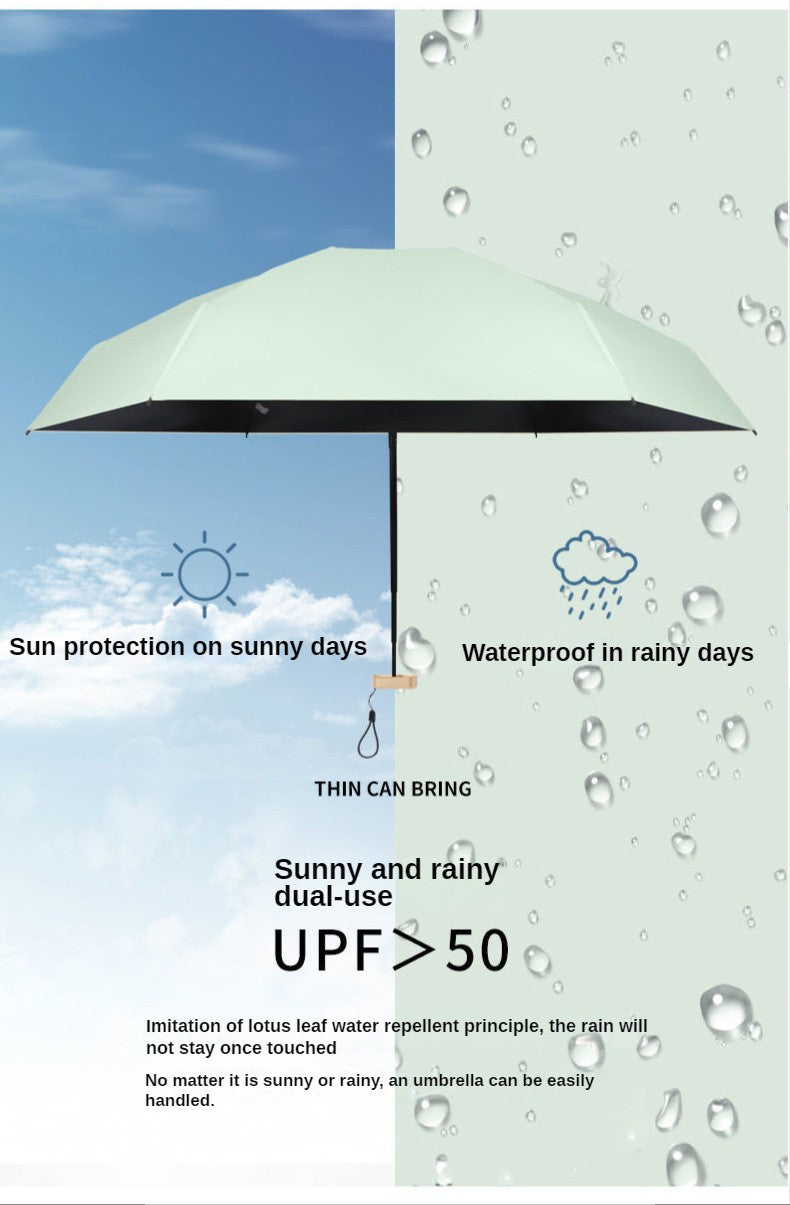 Mini Guarda-chuva Dobrável de Bolso