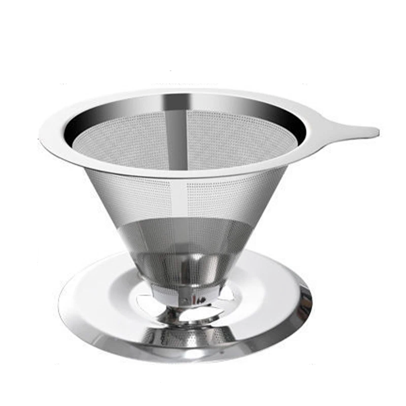 Filtro Coador Café Reutilizável Inox Casa Ultrafino Grande
