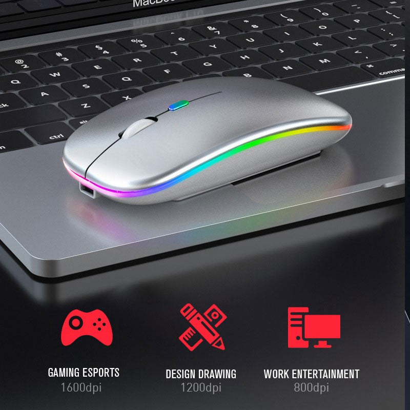 Mouse sem fio bluetooth - RGB