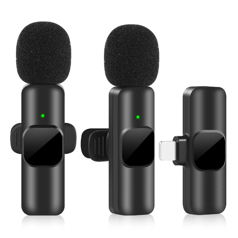Microfone de Lapela sem fio portátil, Profissional