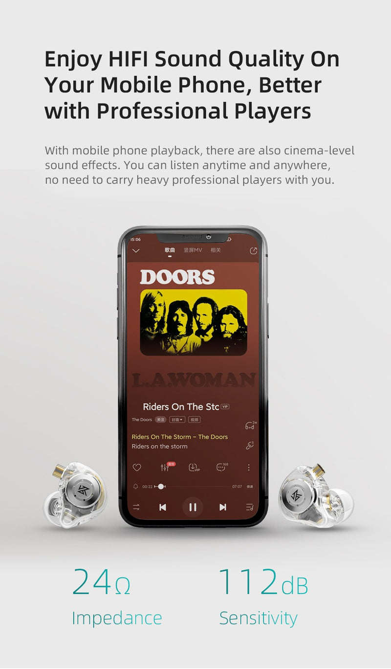 Fone de ouvido - KZ EDX PRO