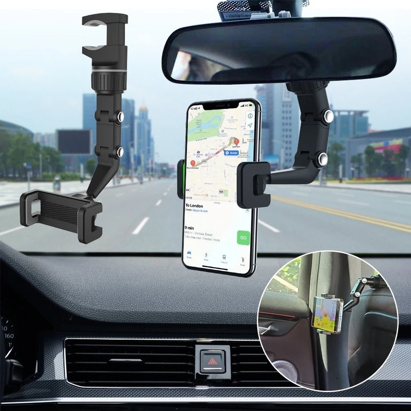 Suporte Universal Multifuncional para Carro Espelho Retrovisor