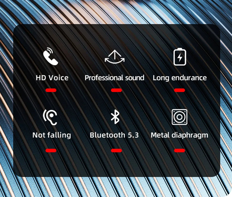 Fones de Ouvido Bluetooth 5.3 Lenovo-XT88 com Microfone Duplo