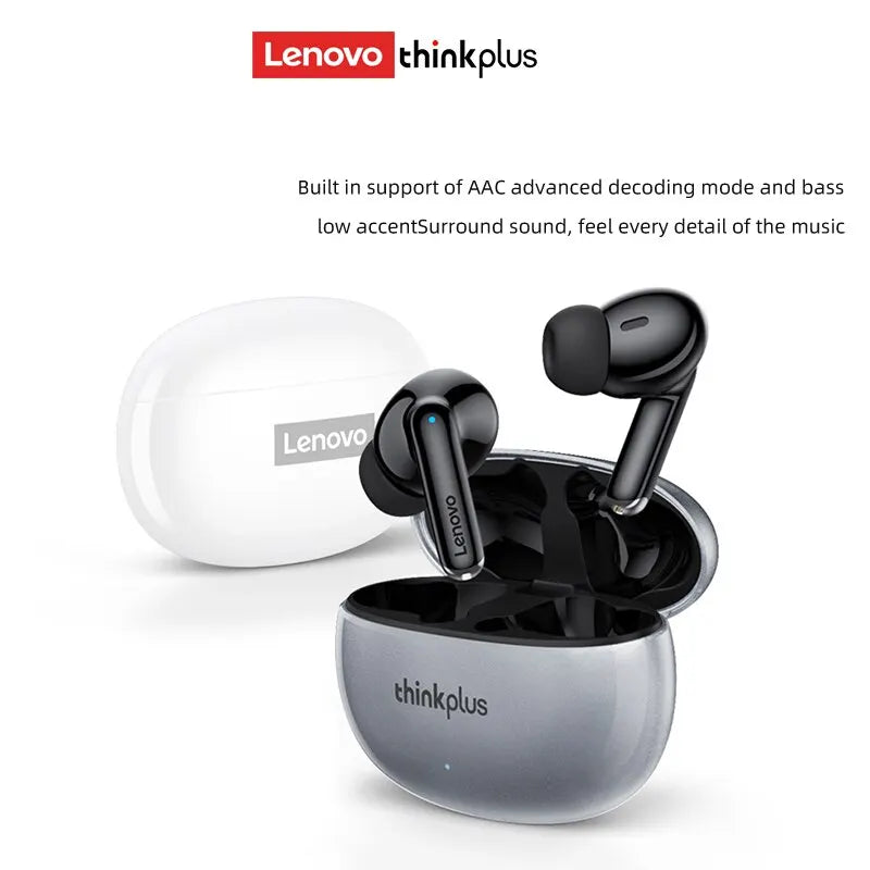 Fones de Ouvido Bluetooth 5.3 Lenovo-XT88 com Microfone Duplo