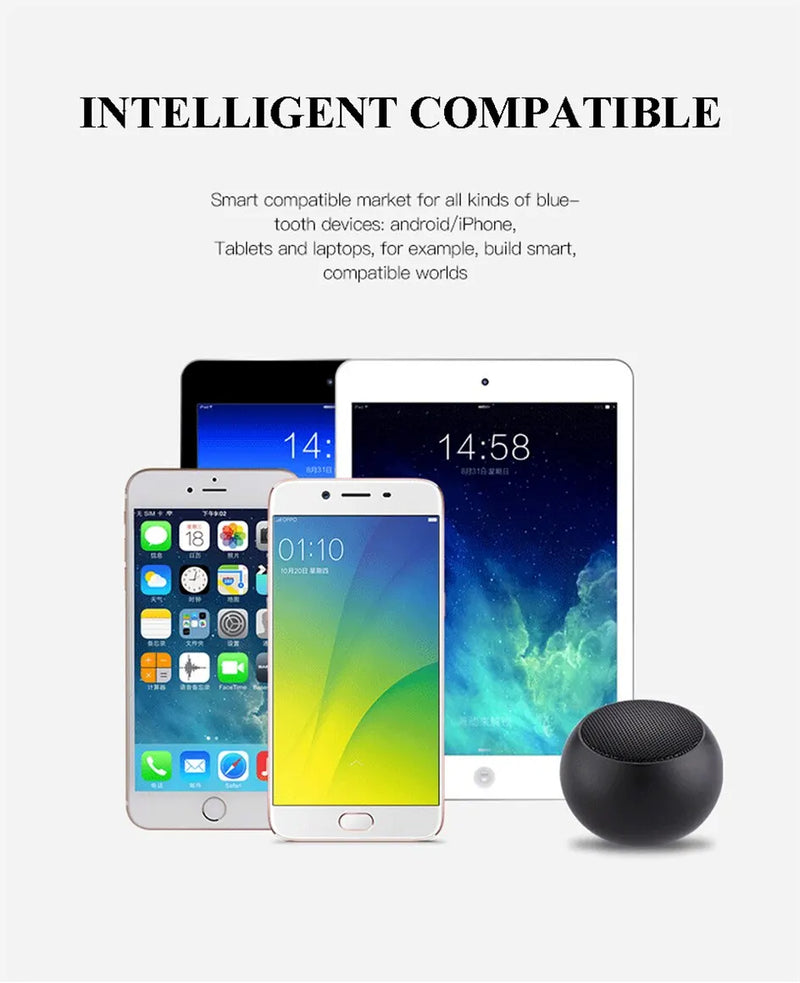 Mini caixa de Som Portáti Bluetooth
