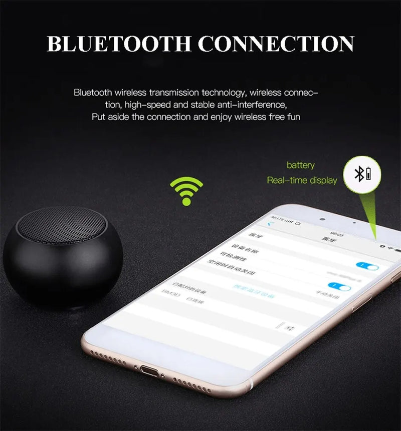 Mini caixa de Som Portáti Bluetooth