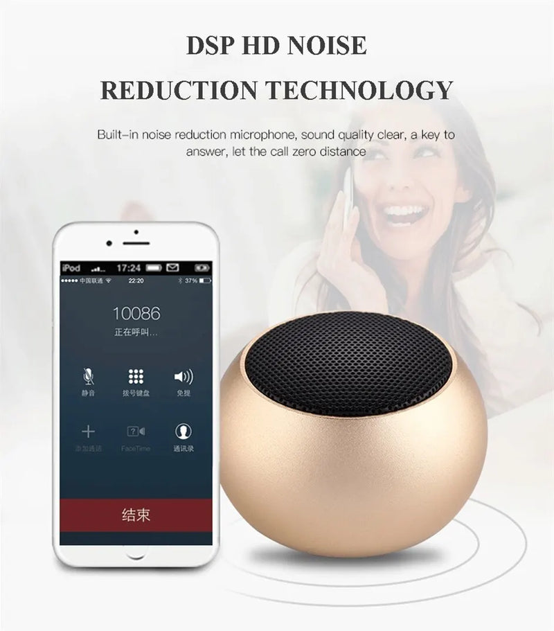 Mini caixa de Som Portáti Bluetooth