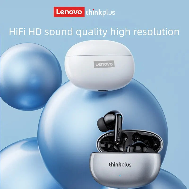 Fones de Ouvido Bluetooth 5.3 Lenovo-XT88 com Microfone Duplo