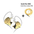 KZ ZSN PRO X 1BA 1DD Hybrid Drive HIFI Metal In Ear Fone de ouvido esportivo com