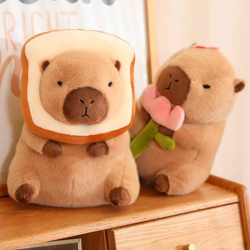 Peluches de pelúcia para crianças Mochila tartaruga fofa Chapéu de morango ca
