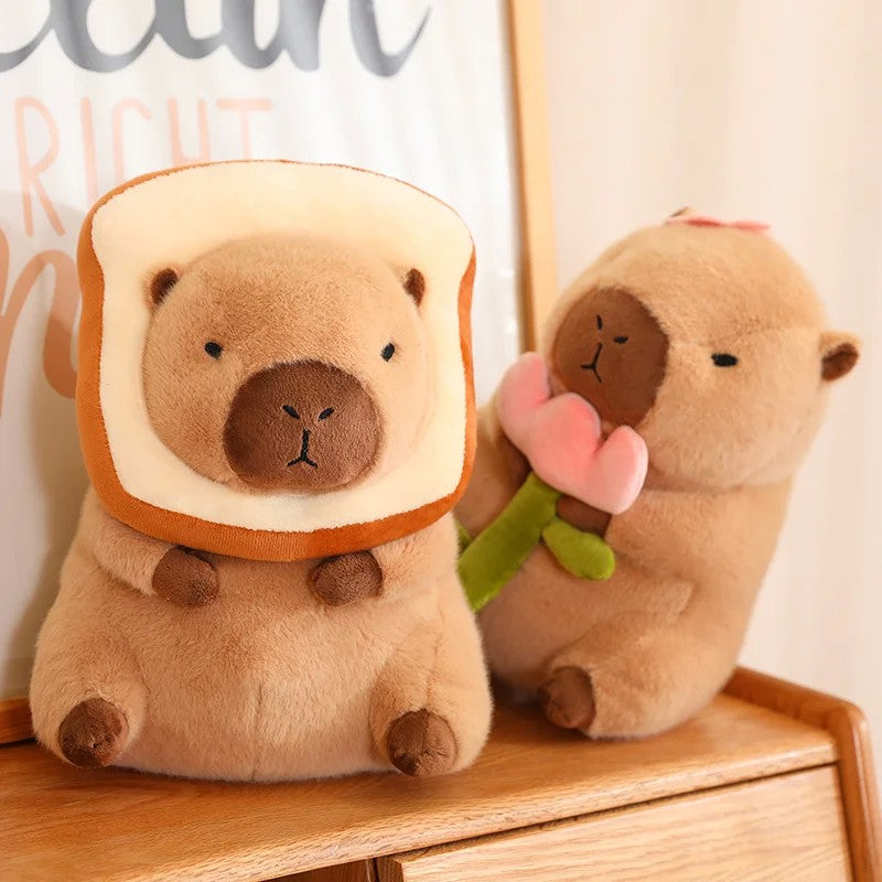 Peluches de pelúcia para crianças Mochila tartaruga fofa Chapéu de morango ca