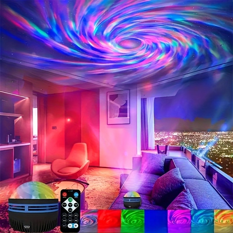 Lâmpada Projetor Led Night light Céu estrelado galáxia com controle