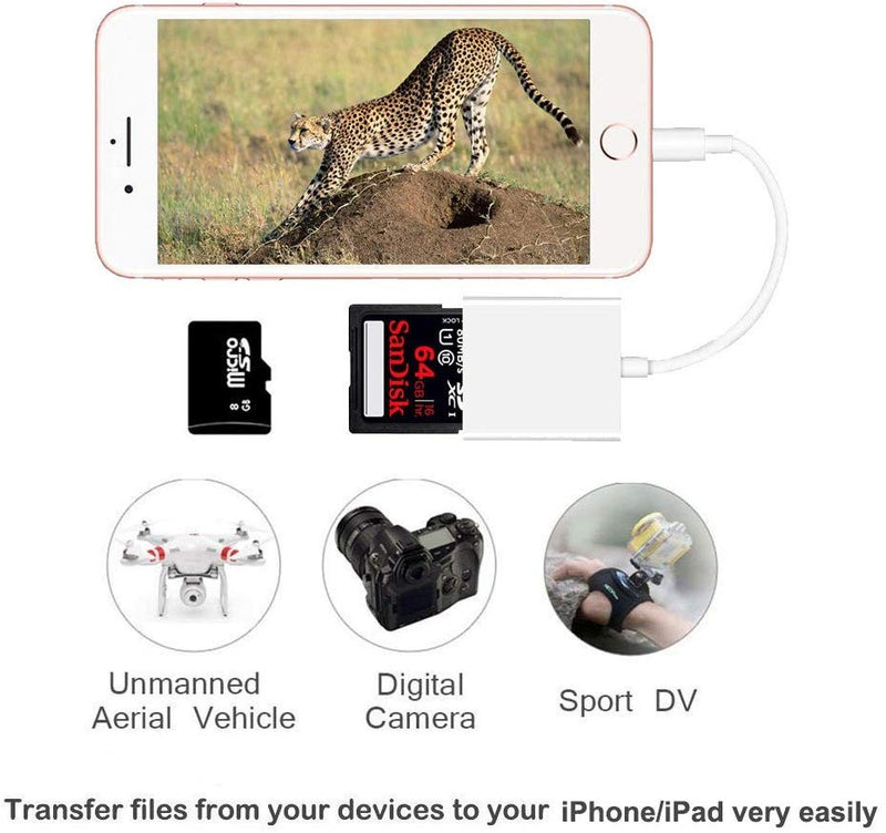Leitor de Cartão SD - Para Iphone