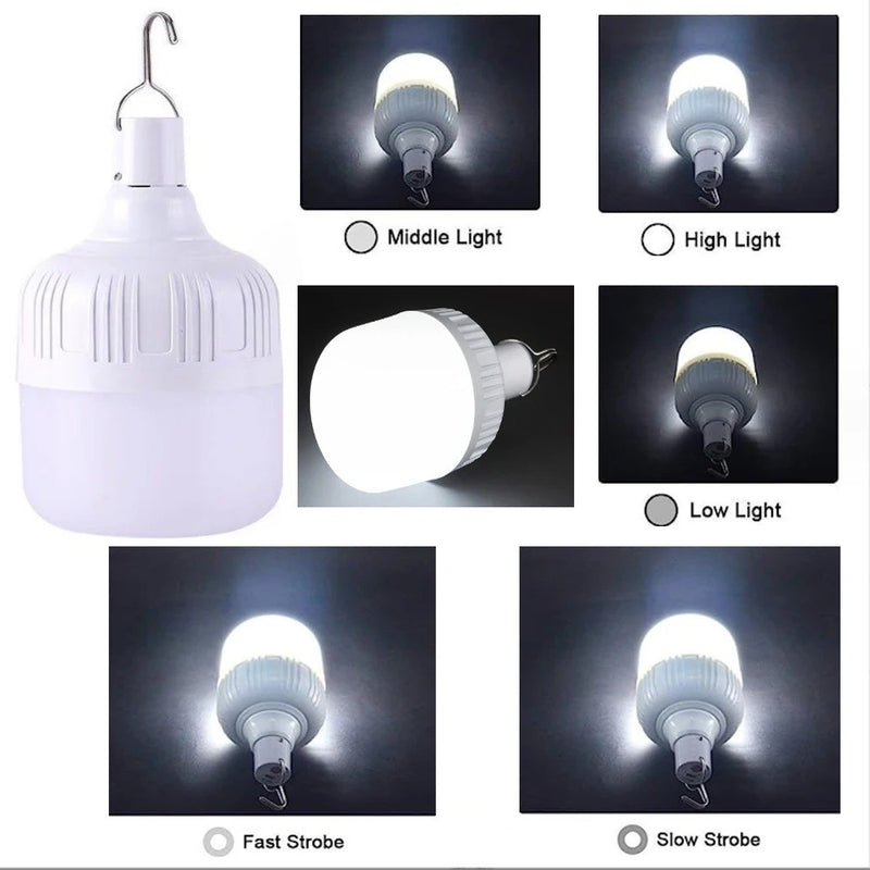 Lâmpada LED De Emergência Recarregável - 80 W