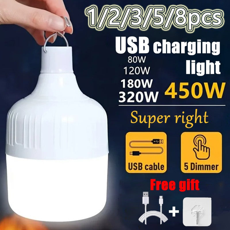 Lâmpada LED De Emergência Recarregável - 80 W