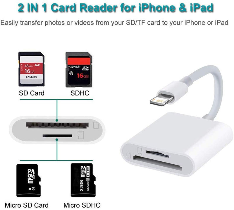 Leitor de Cartão SD - Para Iphone