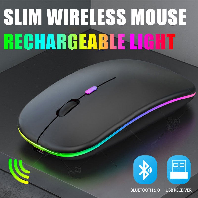 Mouse sem fio bluetooth - RGB