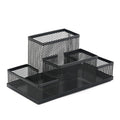 Organizador de mesa para escritório aramado preto